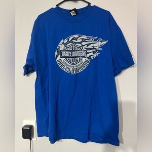 Harley-Davidson Blue Men's T-Shirt